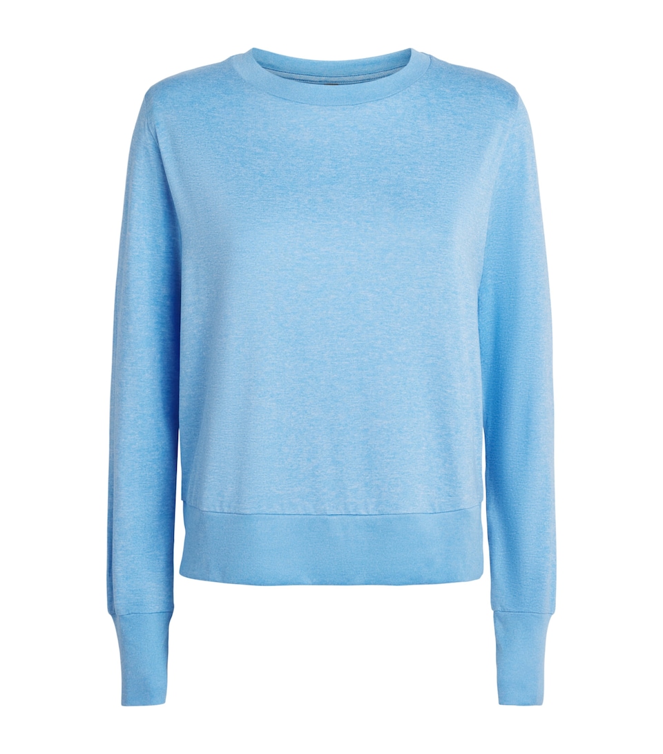 VUORI Womens Technical Long-Sleeve Daydream T-Shirt Oasis Blue Heather