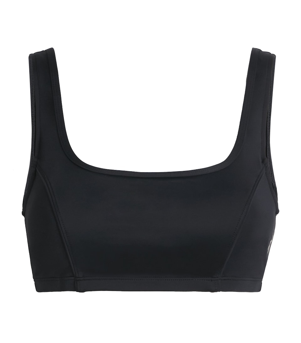 Perfect Moment Womens Logo Sports Bra Black