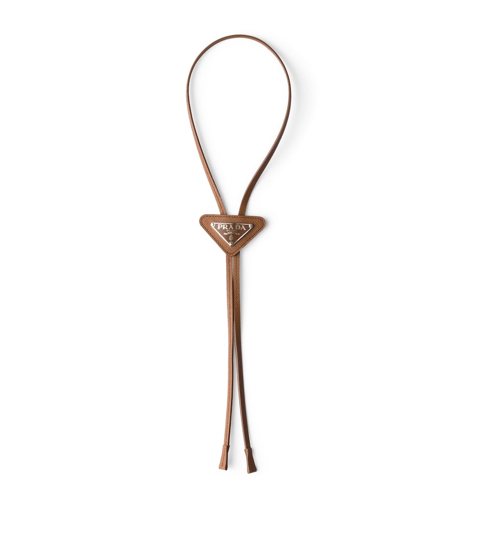 Saffiano Leather Bolo Tie