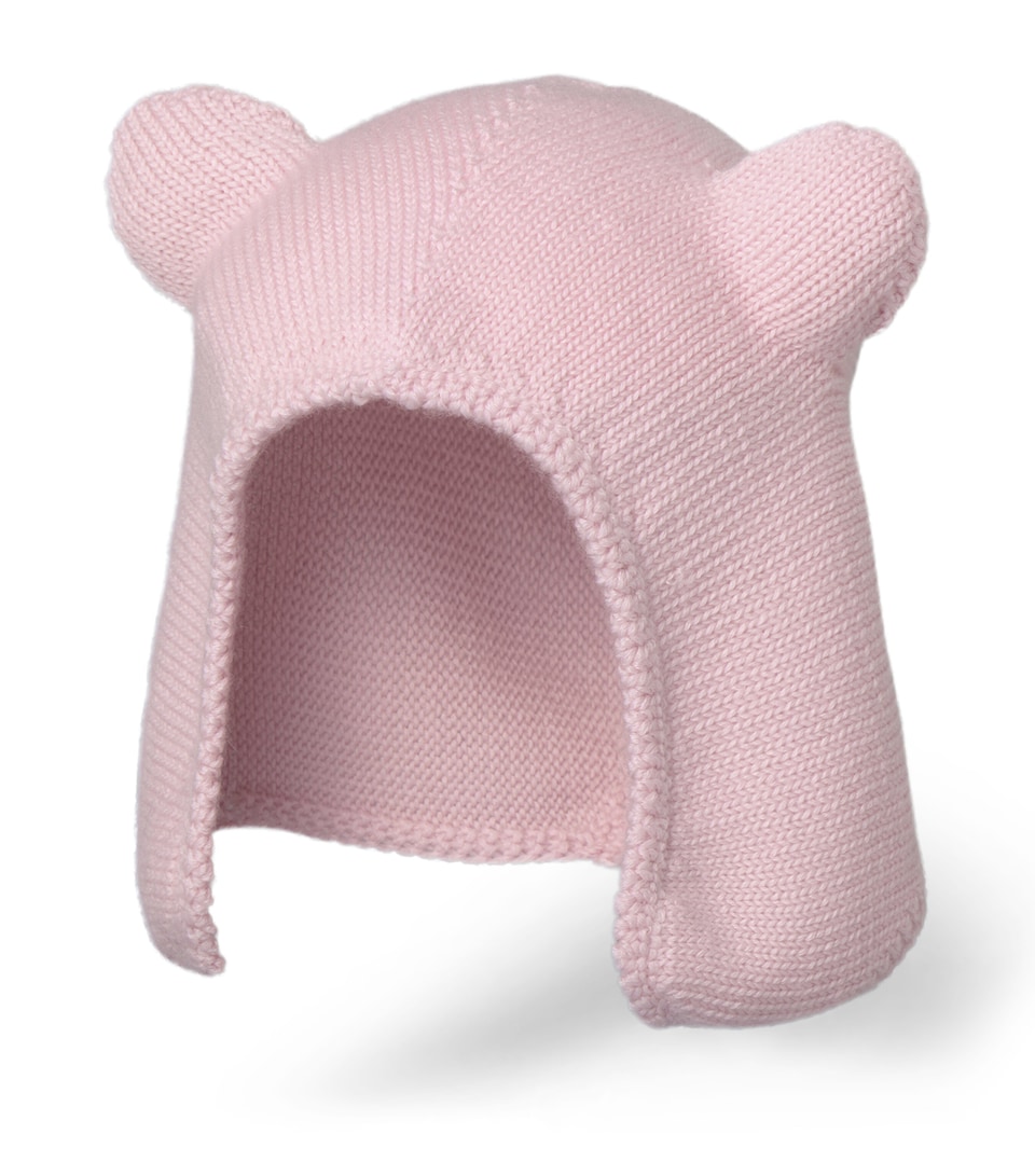 Miki House Cashmere Bear-Ear Hat