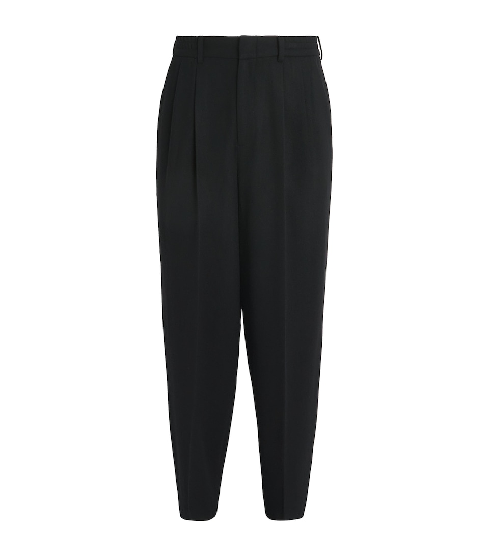 Wool Pleated Trousers