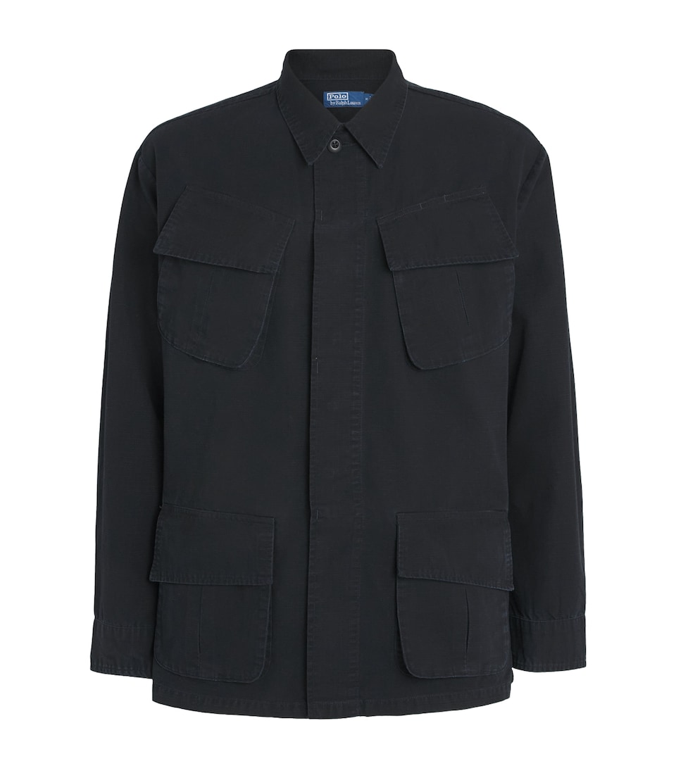 Cotton Ripstop Utility Overshirt