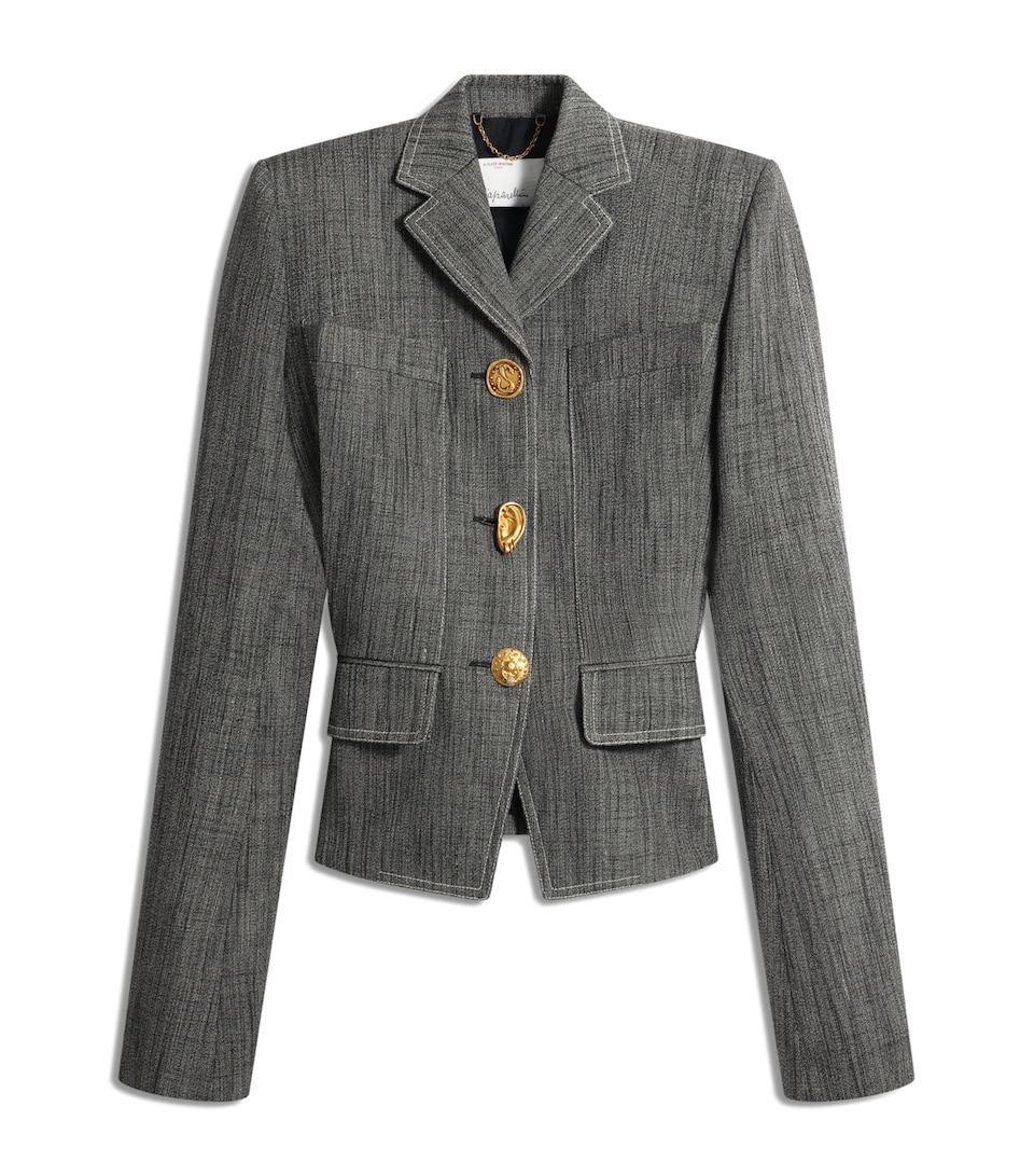 Schiaparelli Womens Canvas Elsa Jacket Grey