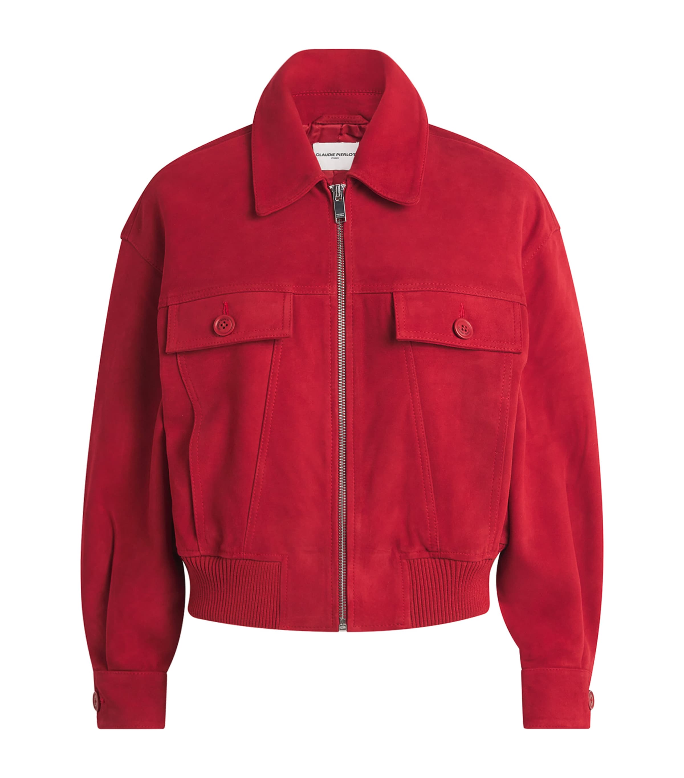 Suede Collared Jacket