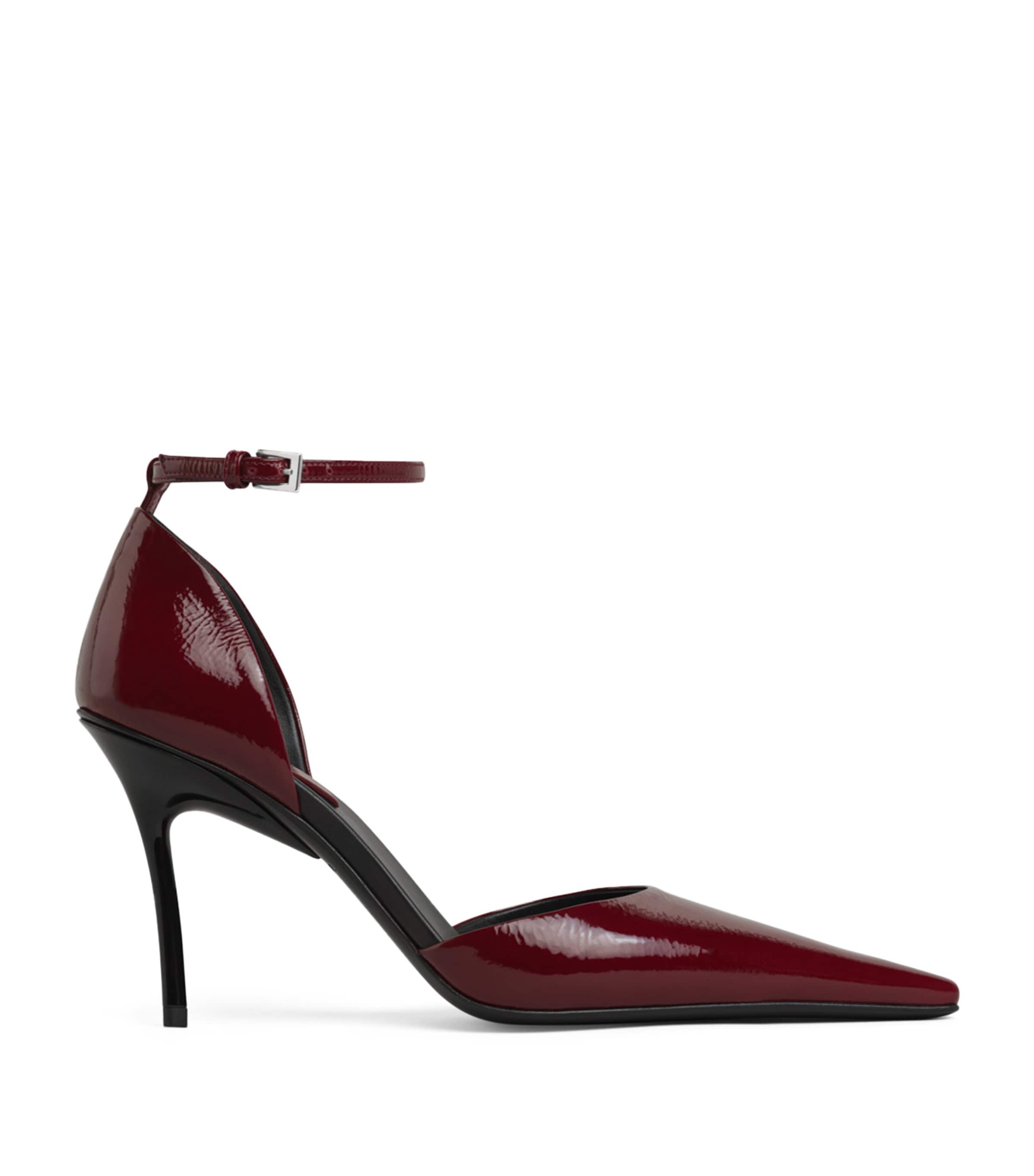Alaïa Patent Leather D’Orsay Pumps 90 Rubis