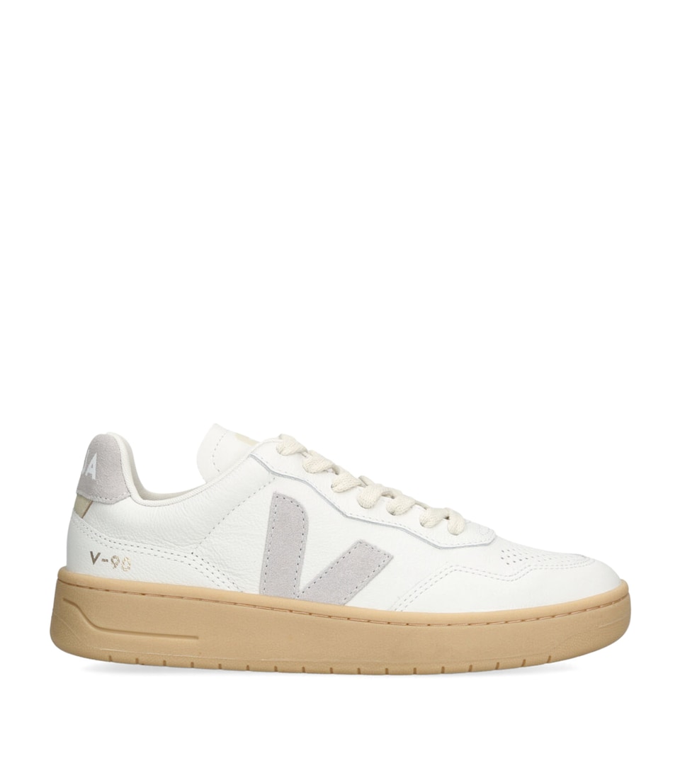 Leather V-90 Sneakers