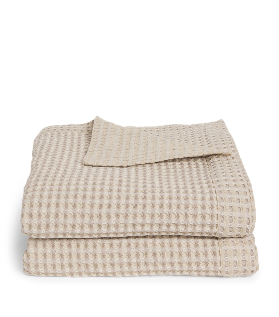Peter Reed Textured Checkers Throw (310cm x 150cm) Neutral