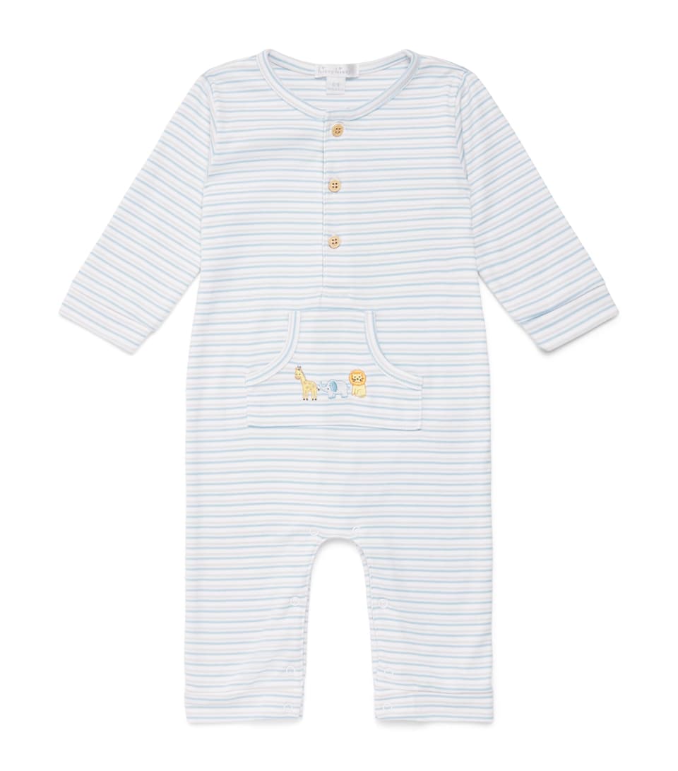 Kissy Kissy Stripe Jungle Hang Playsuit (0-24 Months) Multi