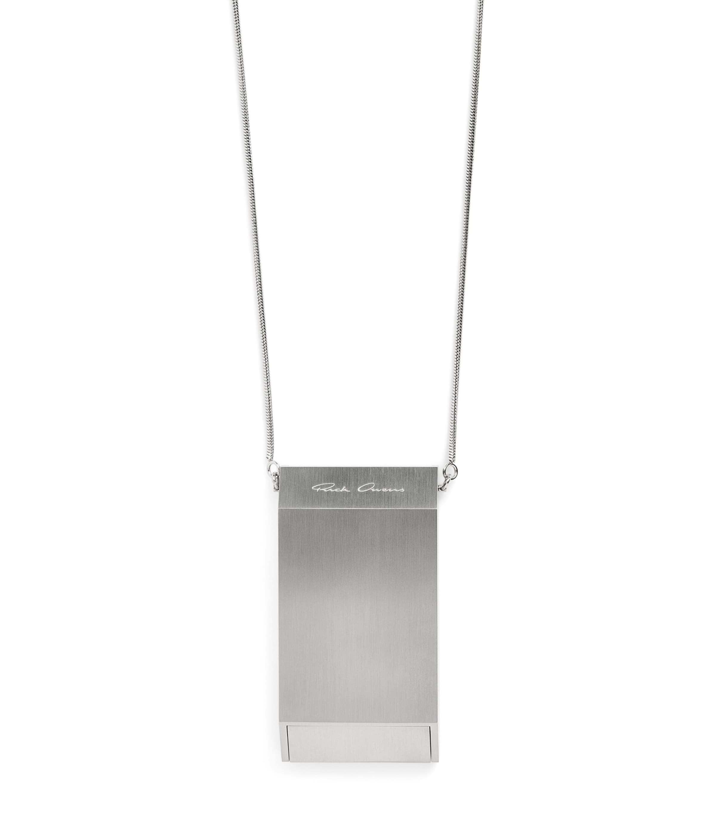 Rick Owens Portable Ashtray Necklace Palladio