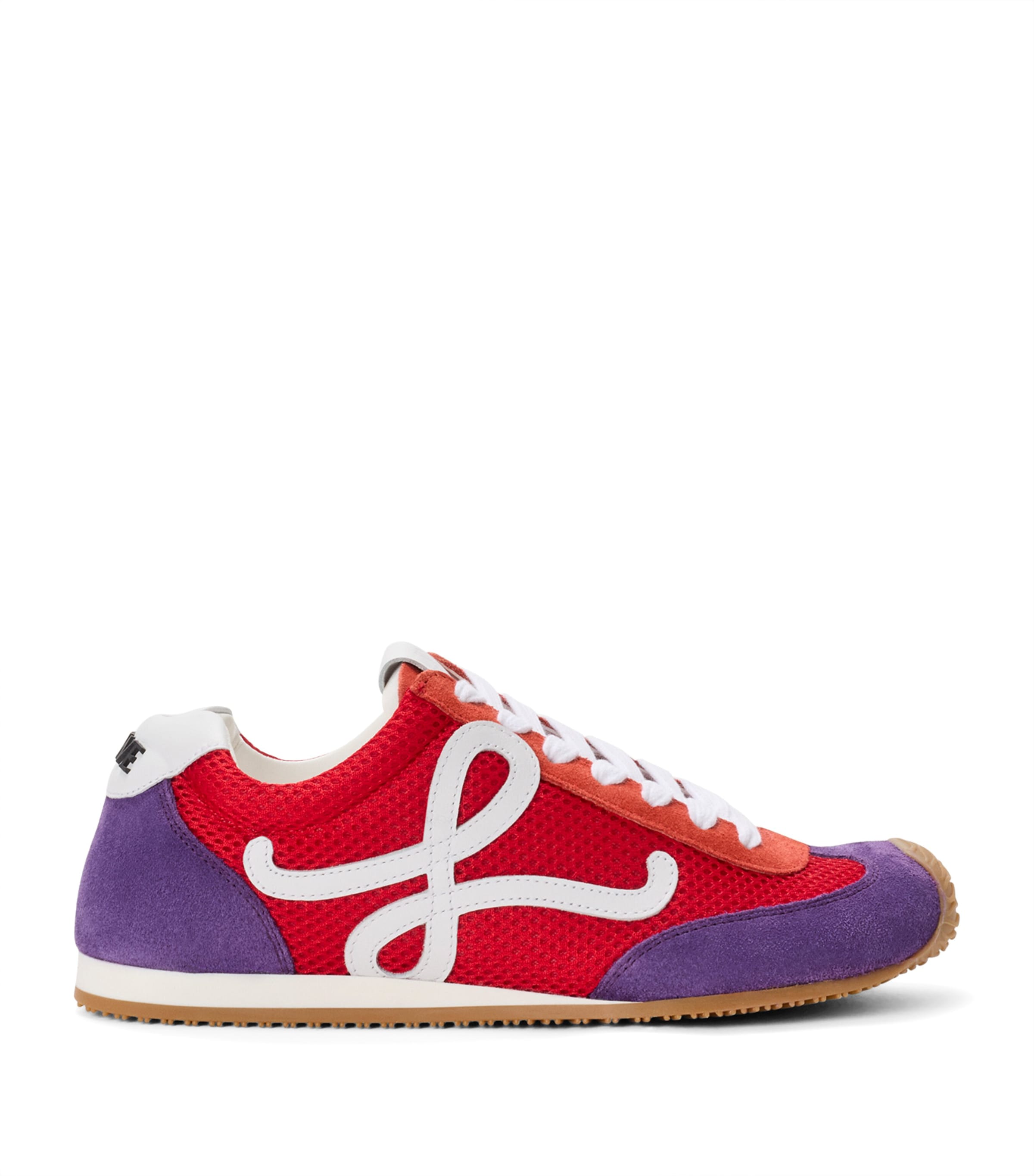 LOEWE Mesh Ballet Runner 2.0 Sneakers Red/white/purple