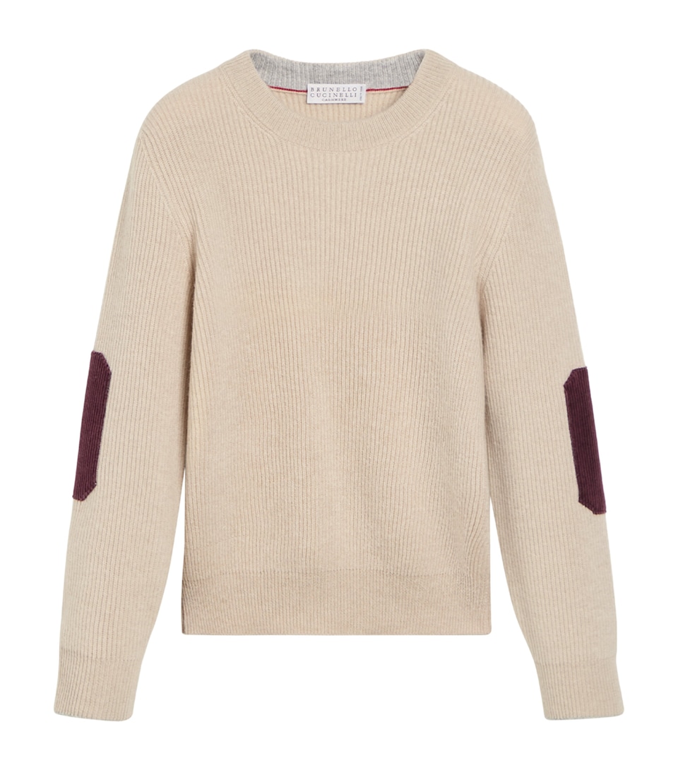 Brunello Cucinelli Kids Cashmere English Rib Sweater (8-10 Years)