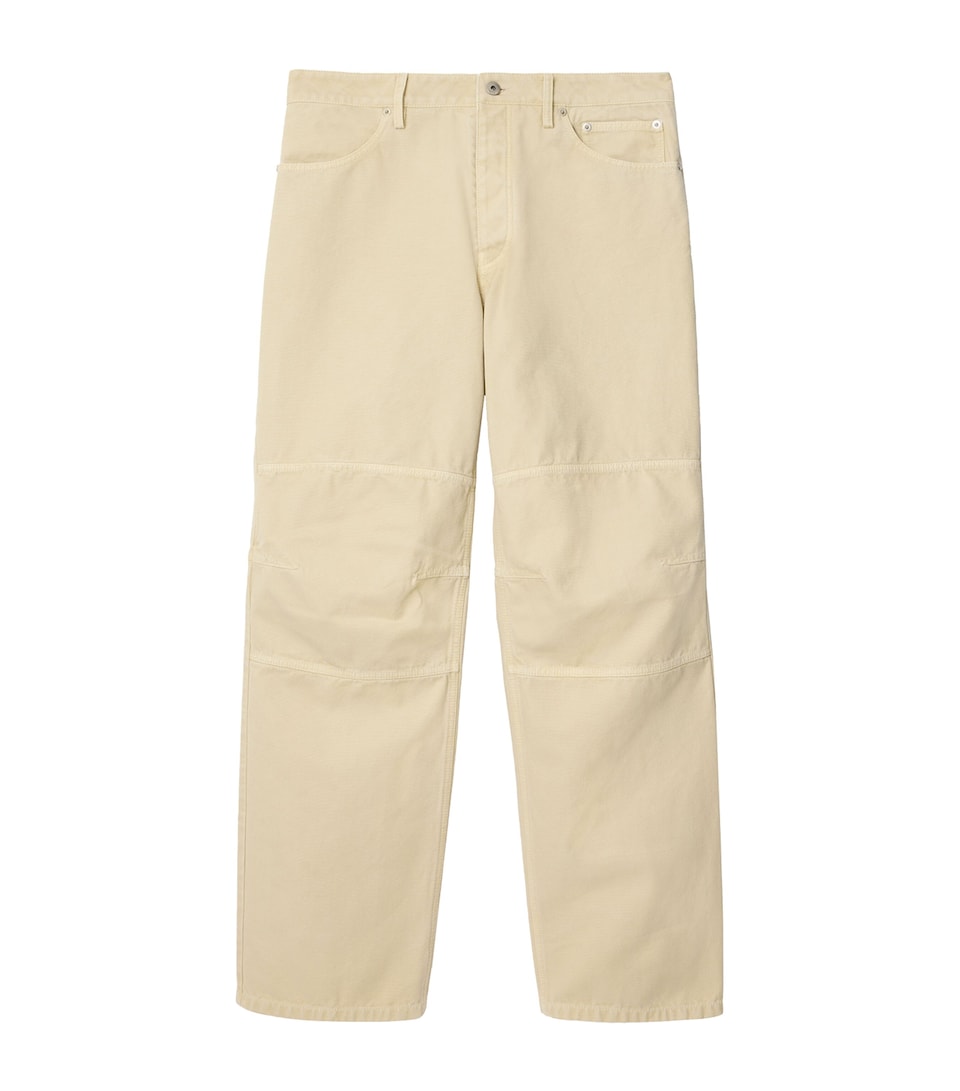 Cotton Canvas Trousers