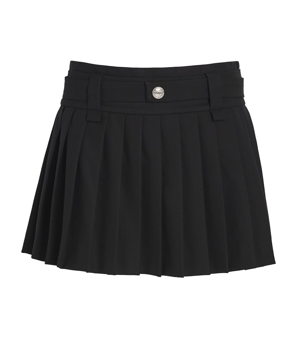 Pleated Mini Skirt