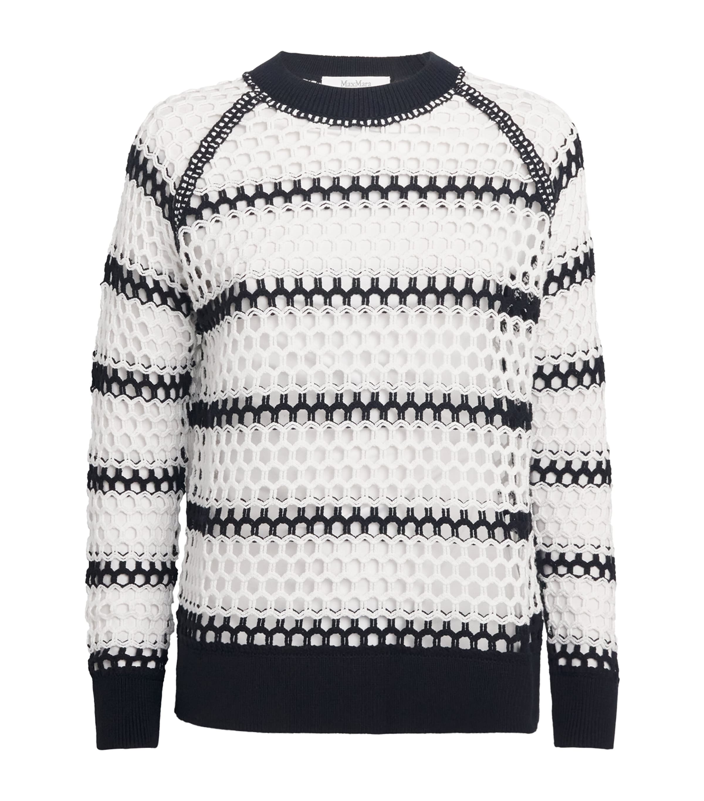 Cotton Open-Knit Sweater
