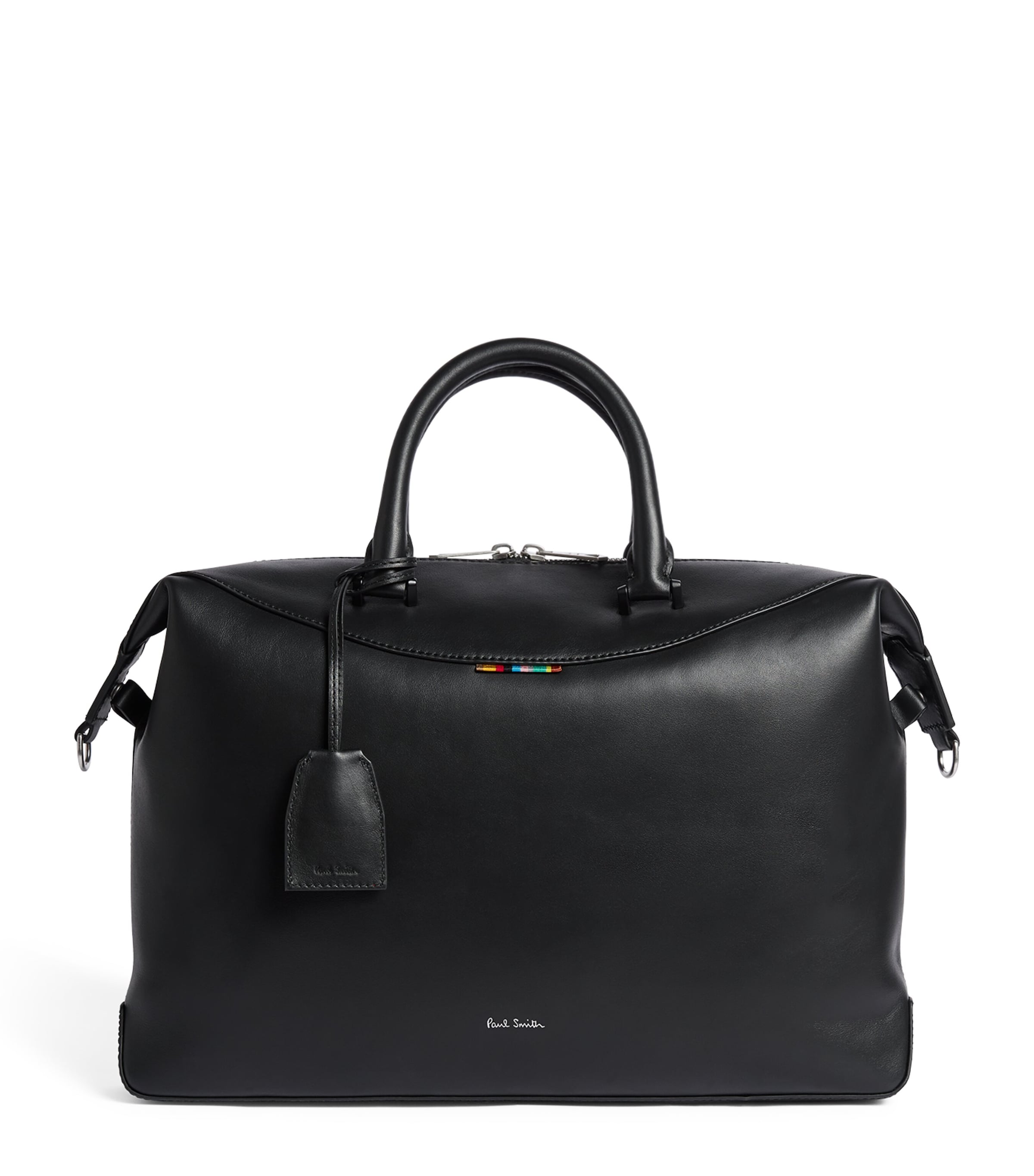 Paul Smith Leather Signature Tab Duffle Folio Bag