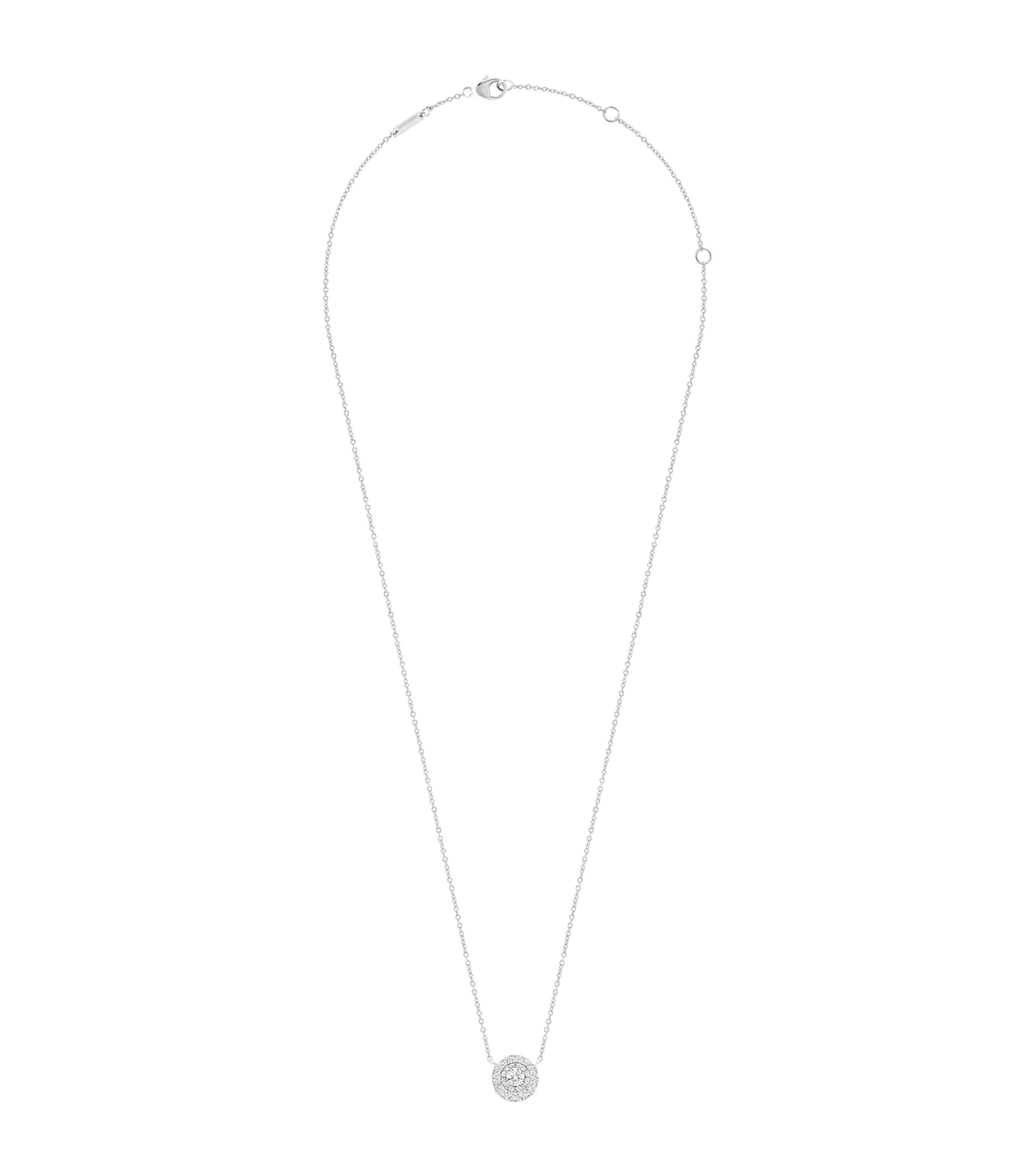 White Gold and Diamond Etoile de Paris Necklace