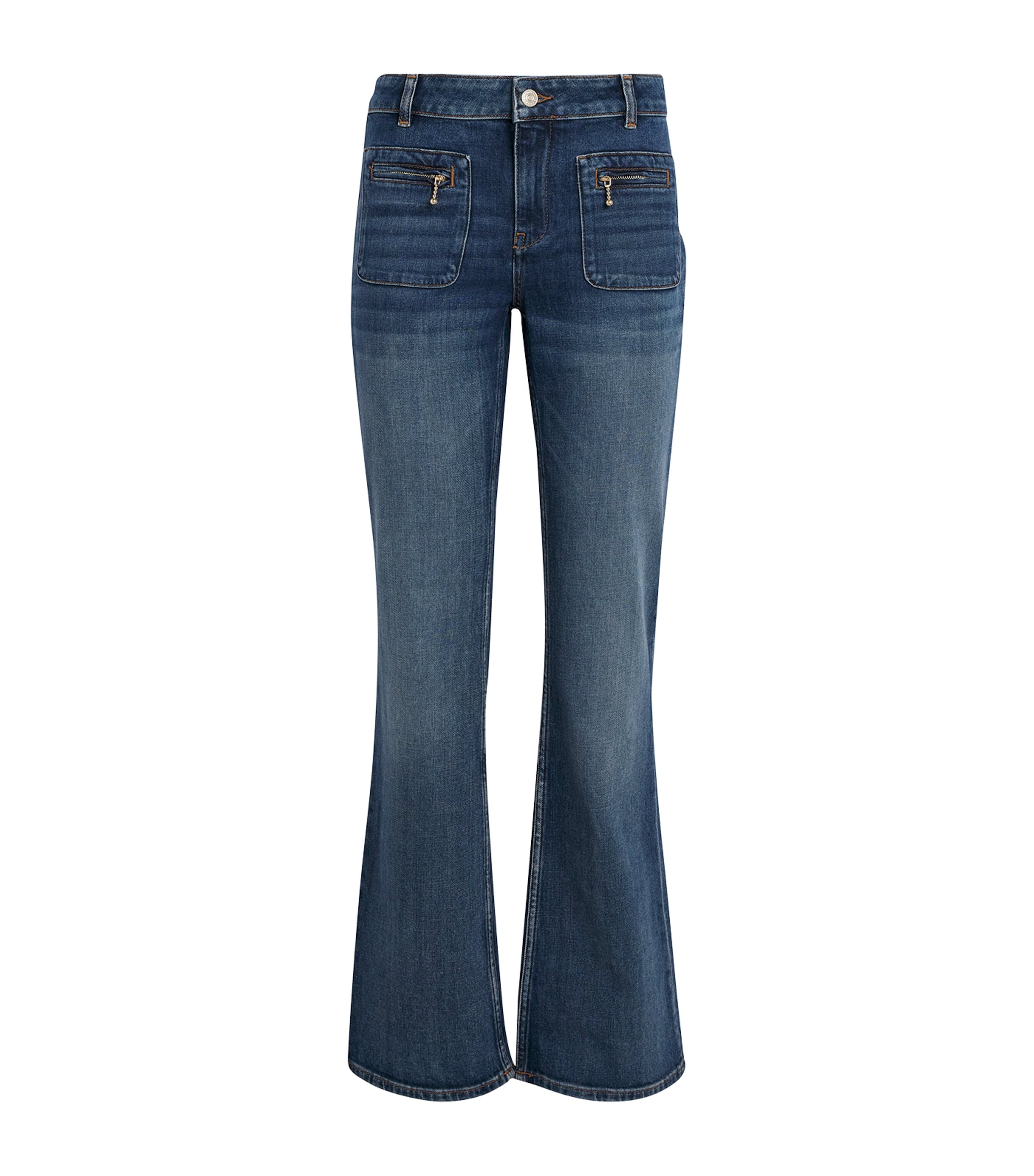 Stretch Denim Bootcut Jeans