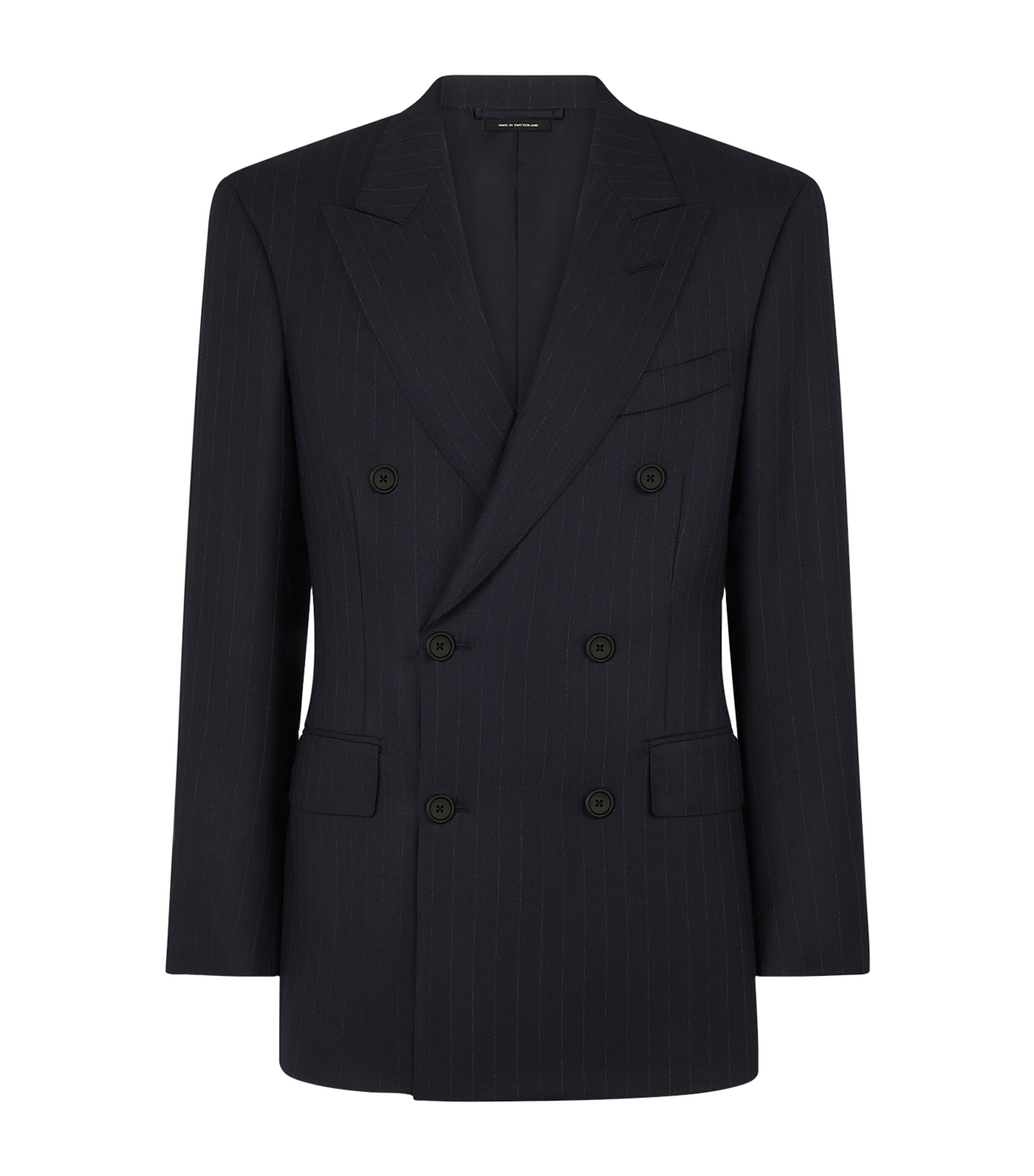 Wool Pinstripe Blazer