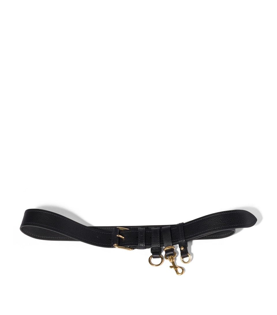 Miu Miu Calfskin Buckle-Detail Belt