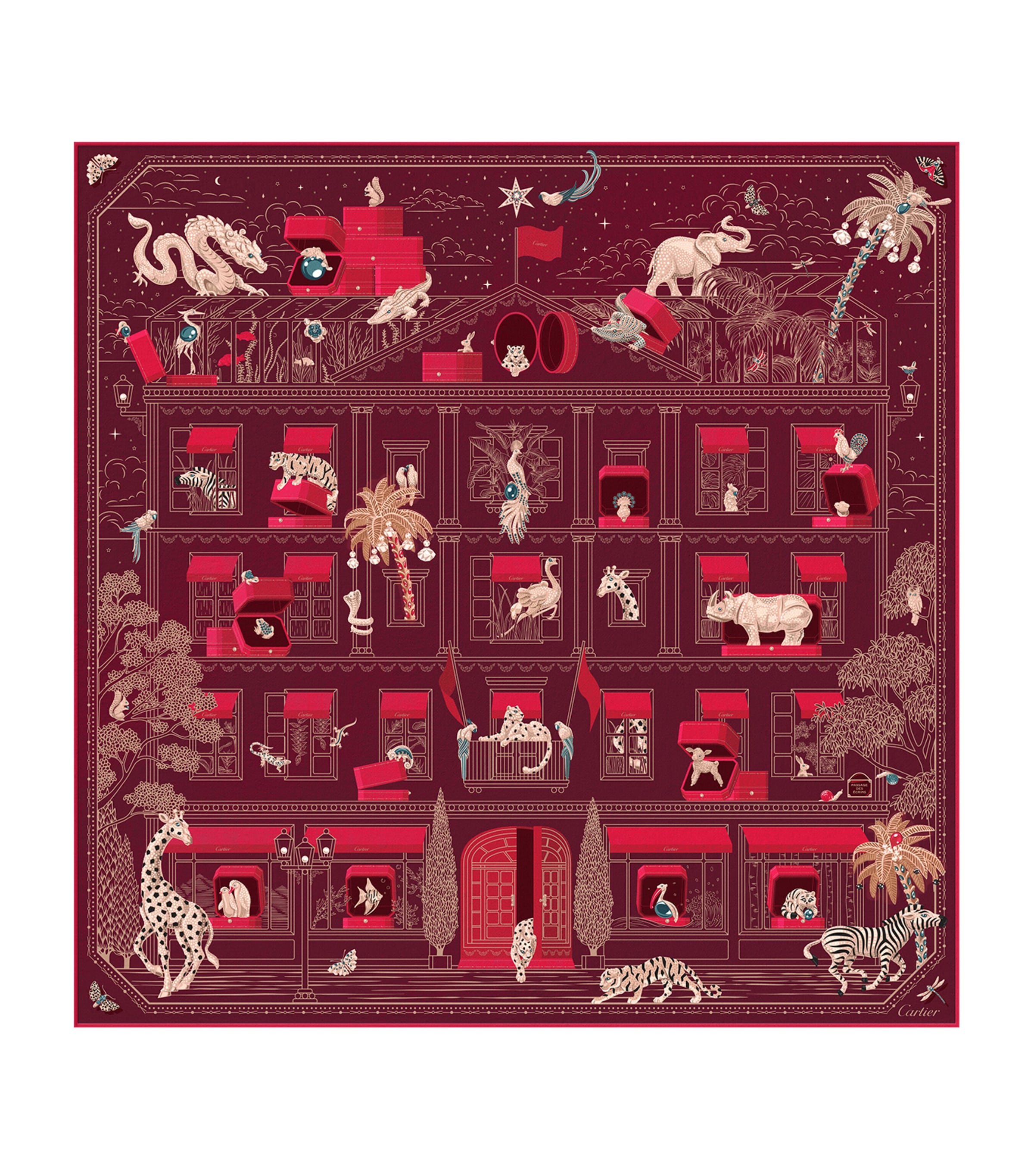 Silk Precious Address Scarf