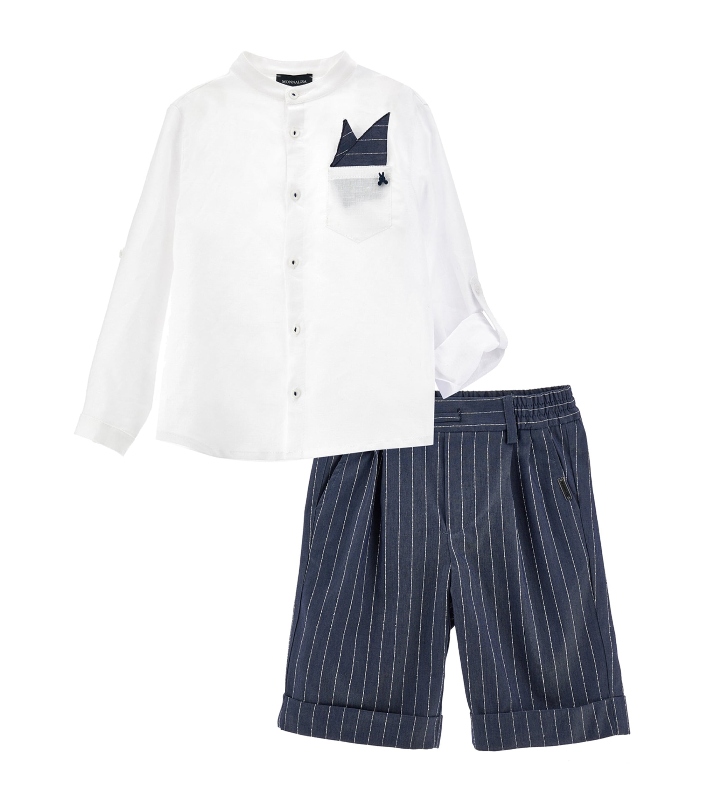 Formal Shirt and Bermuda Shorts Set (24 Months - 12 Years)