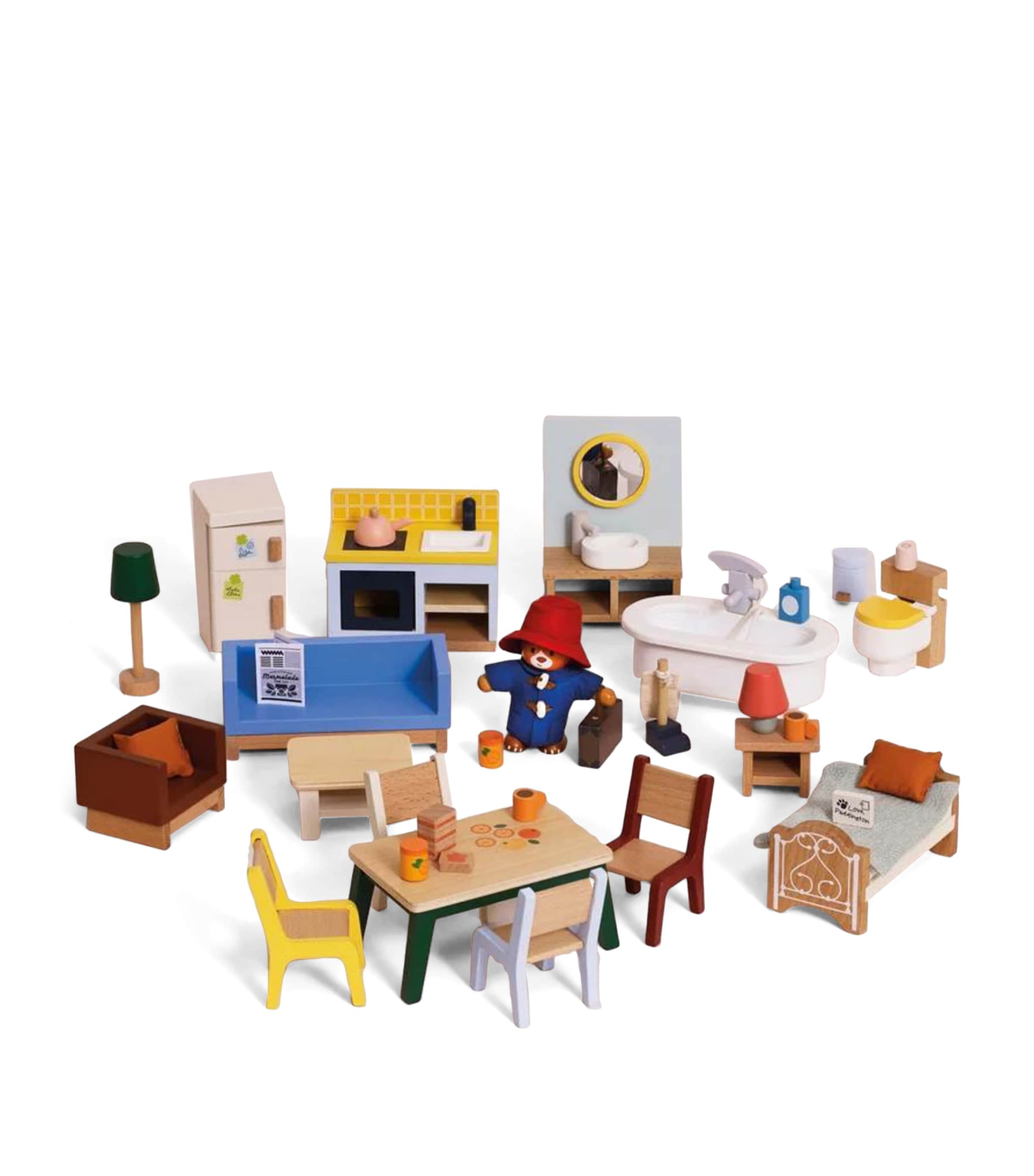 Paddington Bear Wooden Paddington Furniture Set (35 Pieces)