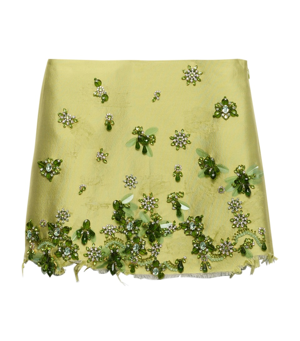 Embellished Mini Skirt