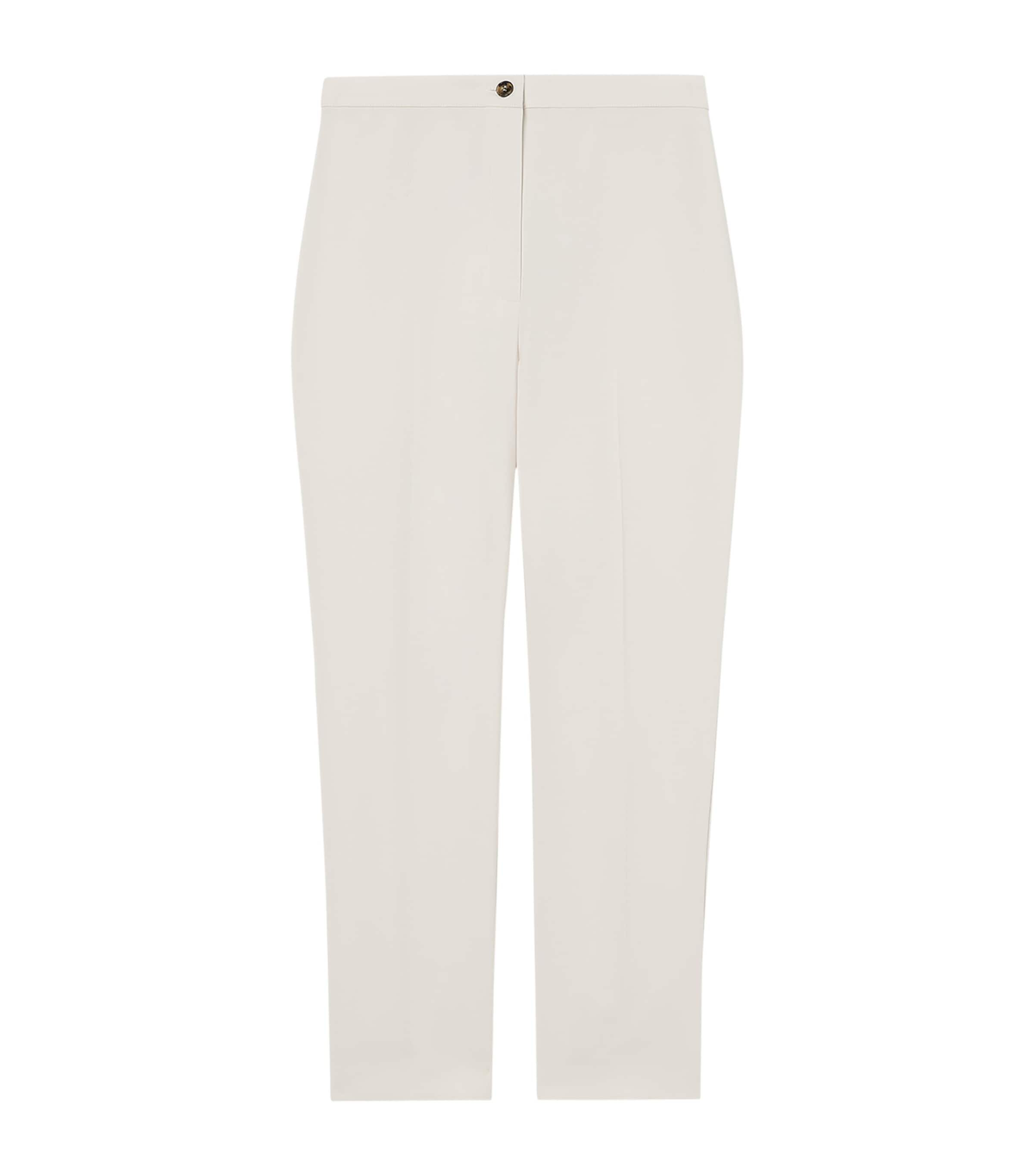 Marina Rinaldi Womens Straight Tailored Trousers Ice