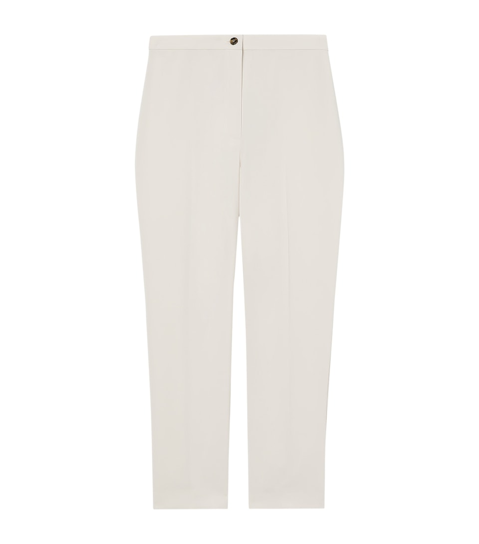 Marina Rinaldi Womens Straight Tailored Trousers Ice