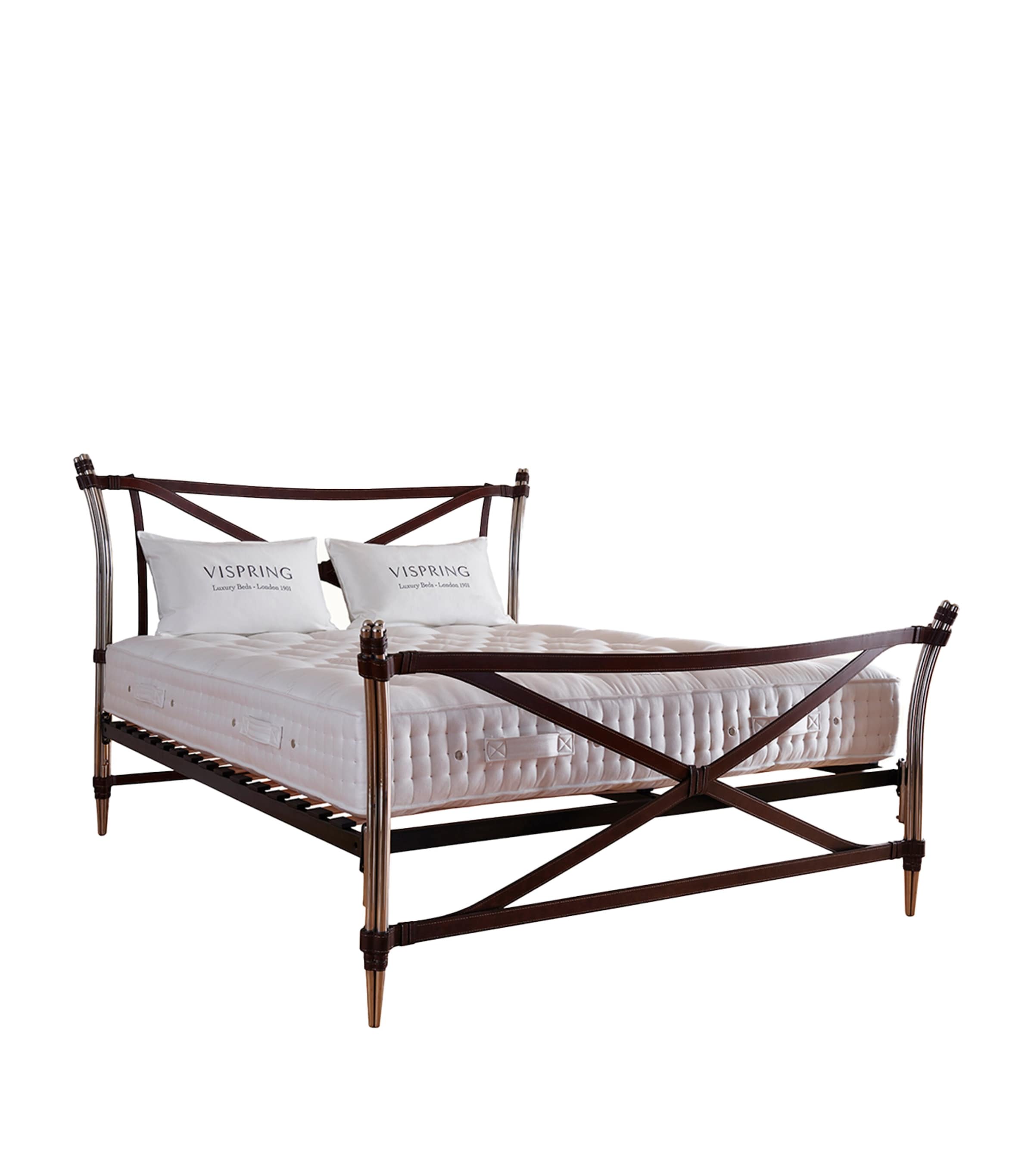 Vispring Soft Bedstead Superb Mattress (150cm x 200cm) White