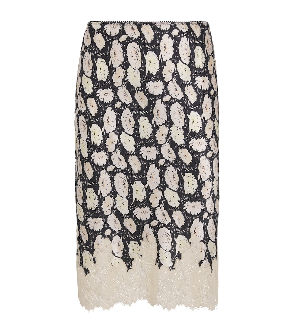 Silk Elowette Midi Skirt
