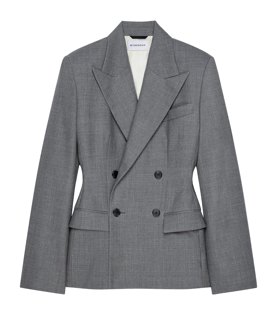 Wool Double-Breasted Blazer