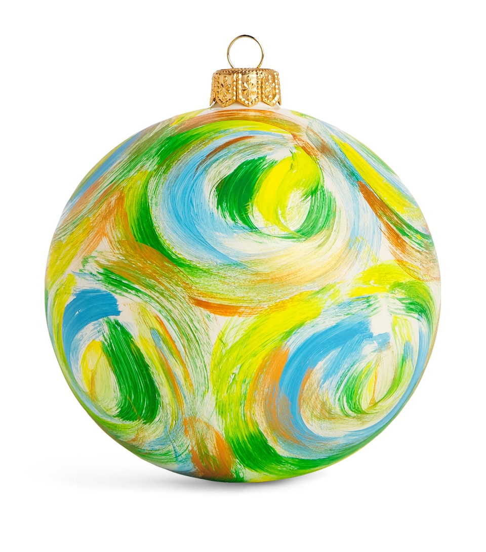 Glass Swirl Bauble