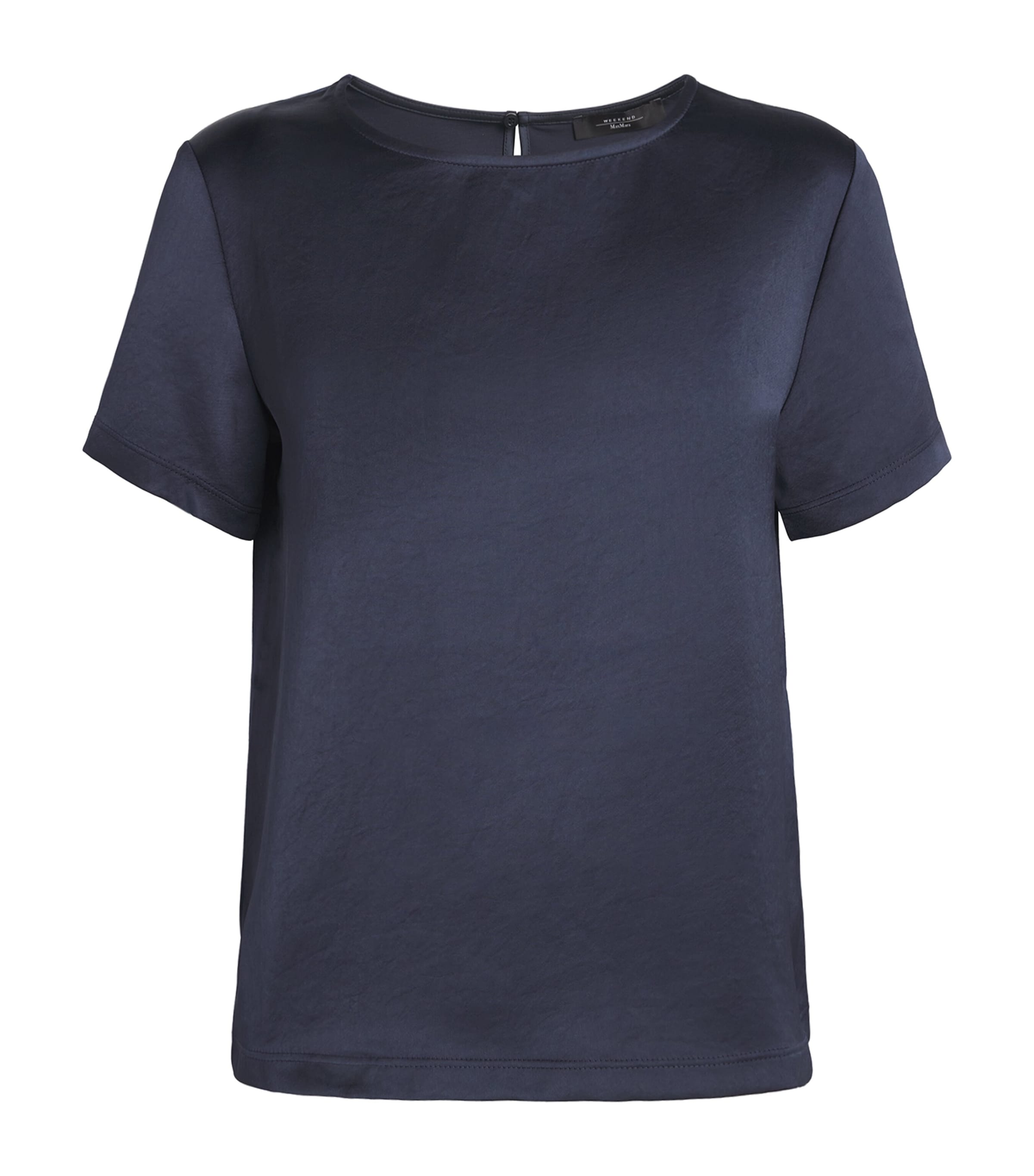 Satin-Front T-Shirt