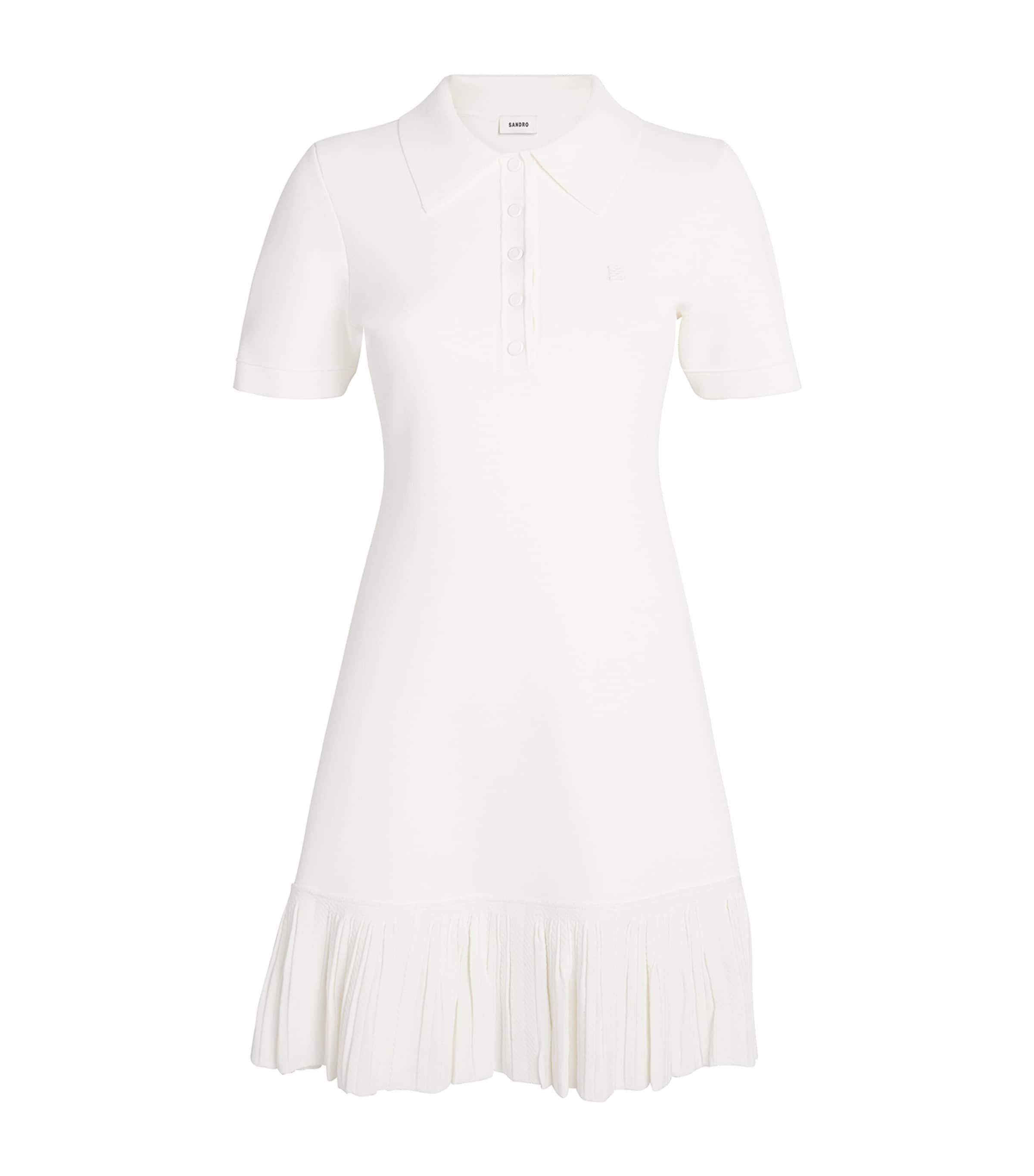 Knitted Polo Mini Dress