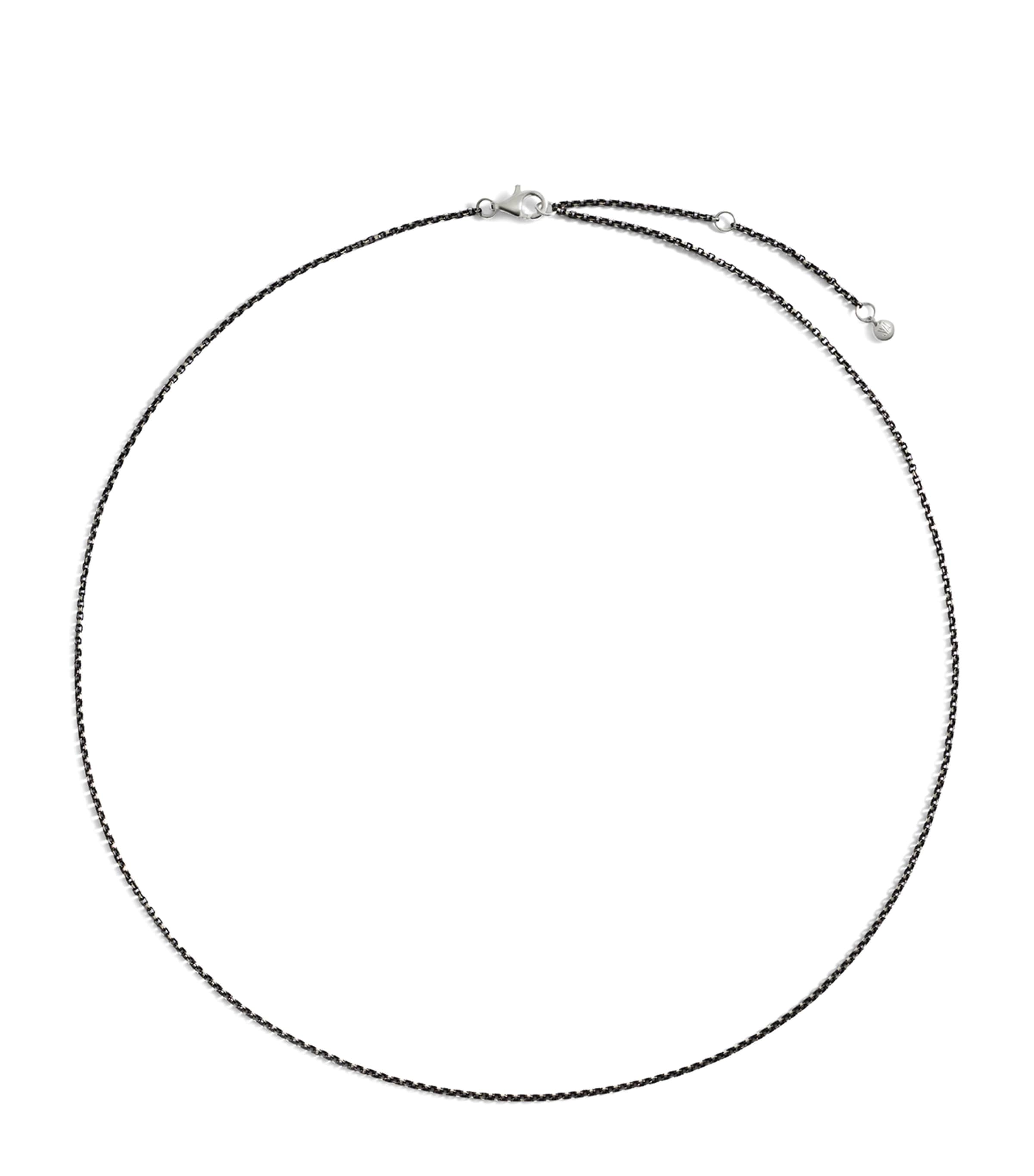 Monica Vinader Sterling Silver Diamond-Cut Rolo Chain Silver