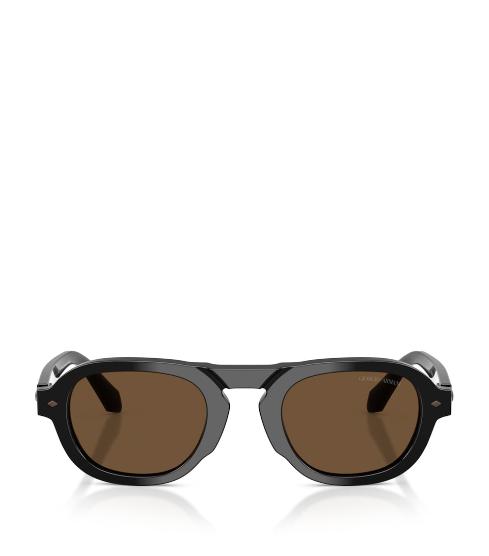 Giorgio Armani Pillow Sunglasses Black