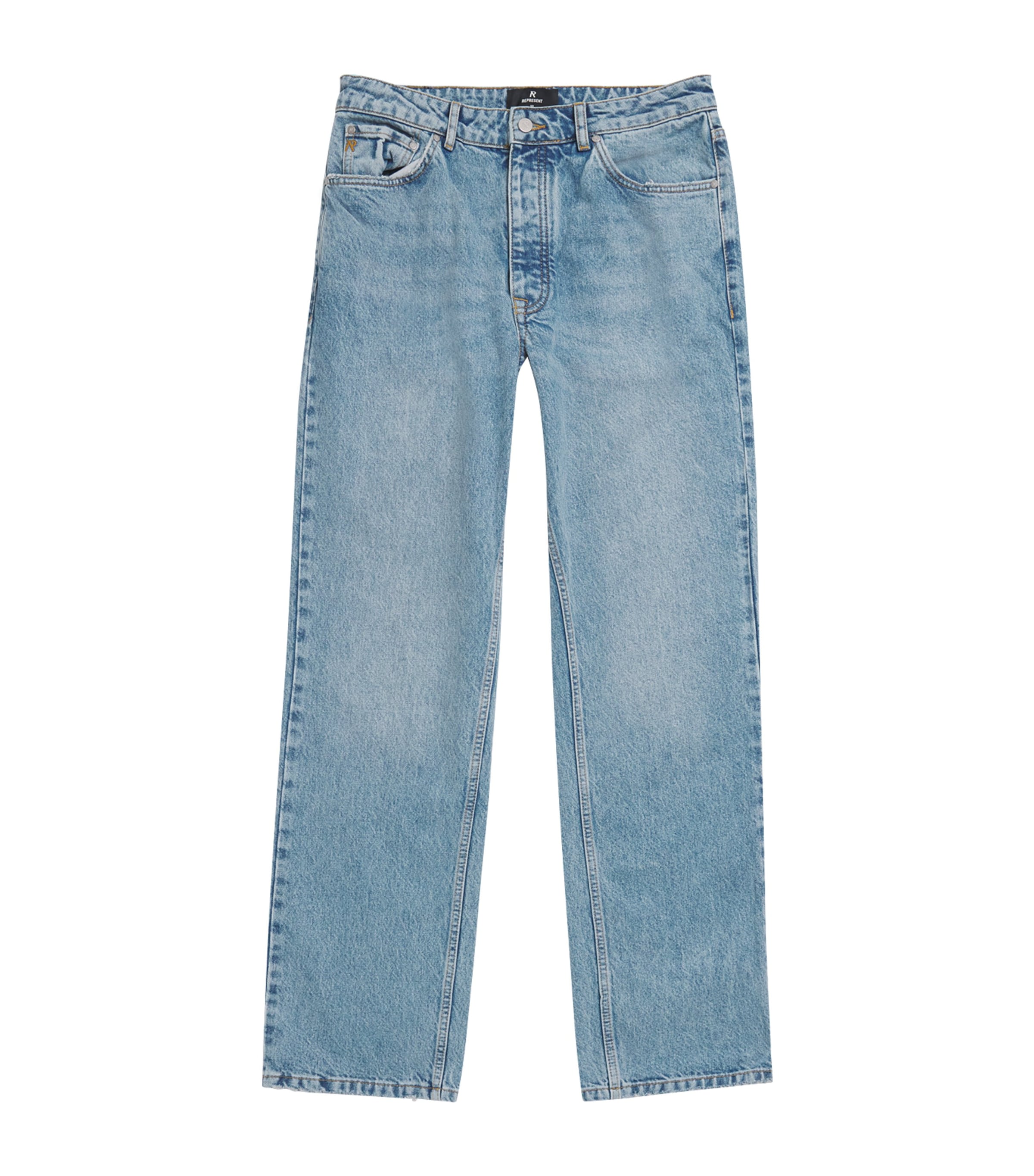 Represent Mens Heaton Straight Jeans Authentic Blue