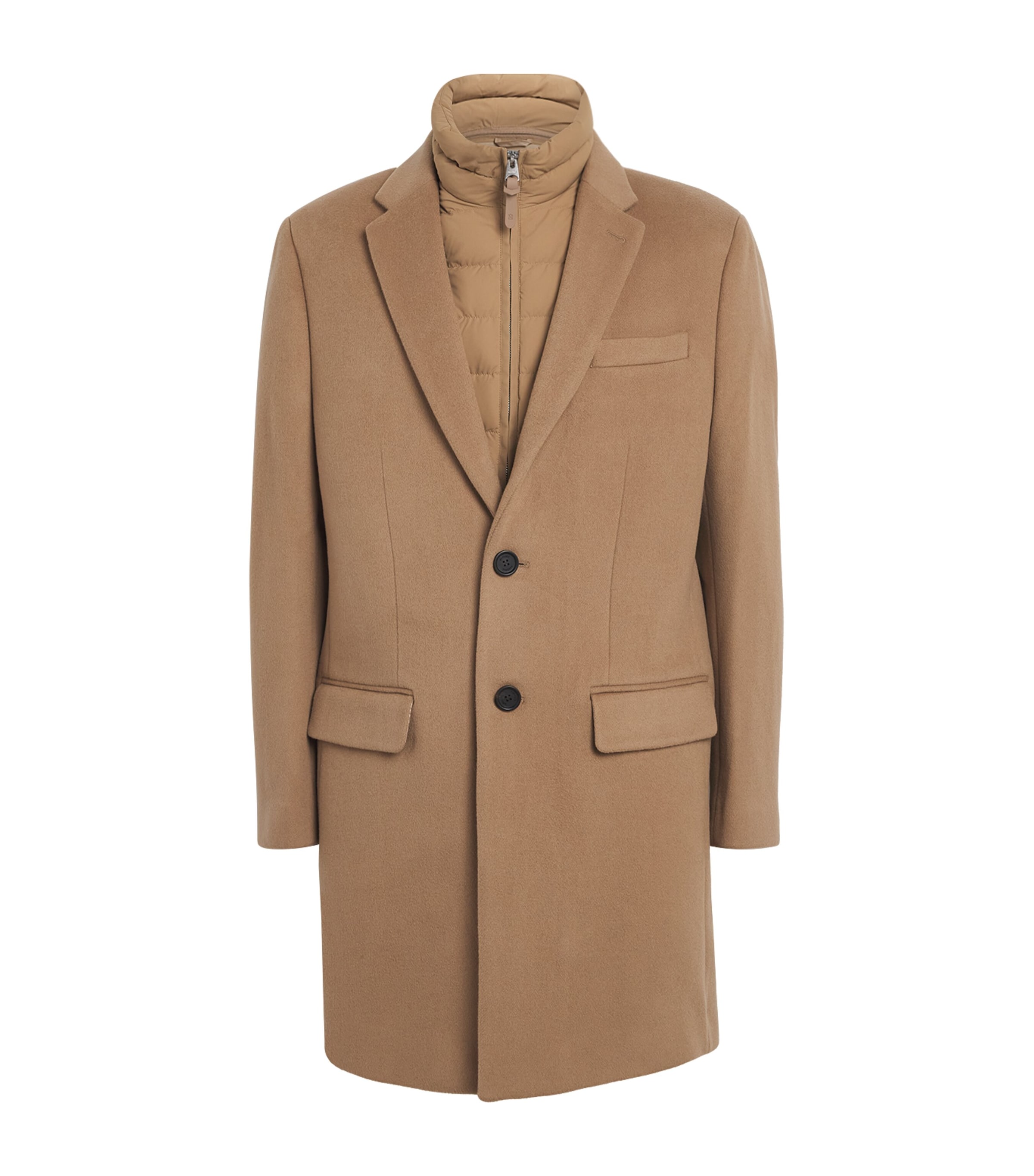 Mackage Mens 3-in-1 Mathias Down-Liner Coat Light Camel