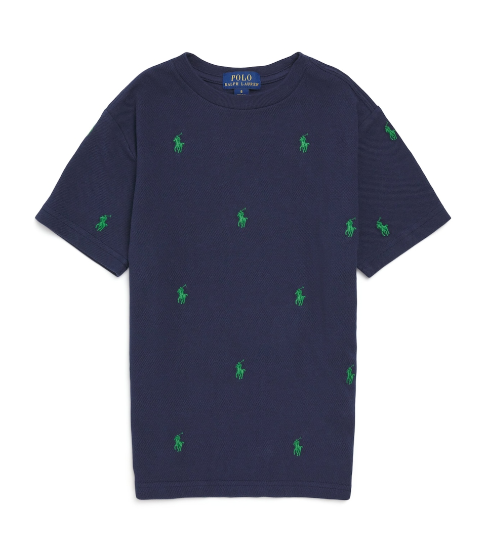 Cotton Embroidered Polo Pony T-Shirt (2-7 Years)