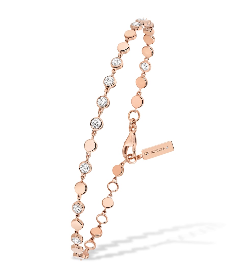 Messika D-Vibes Pink Gold and Diamond Bracelet (0.45ct) Pink Gold