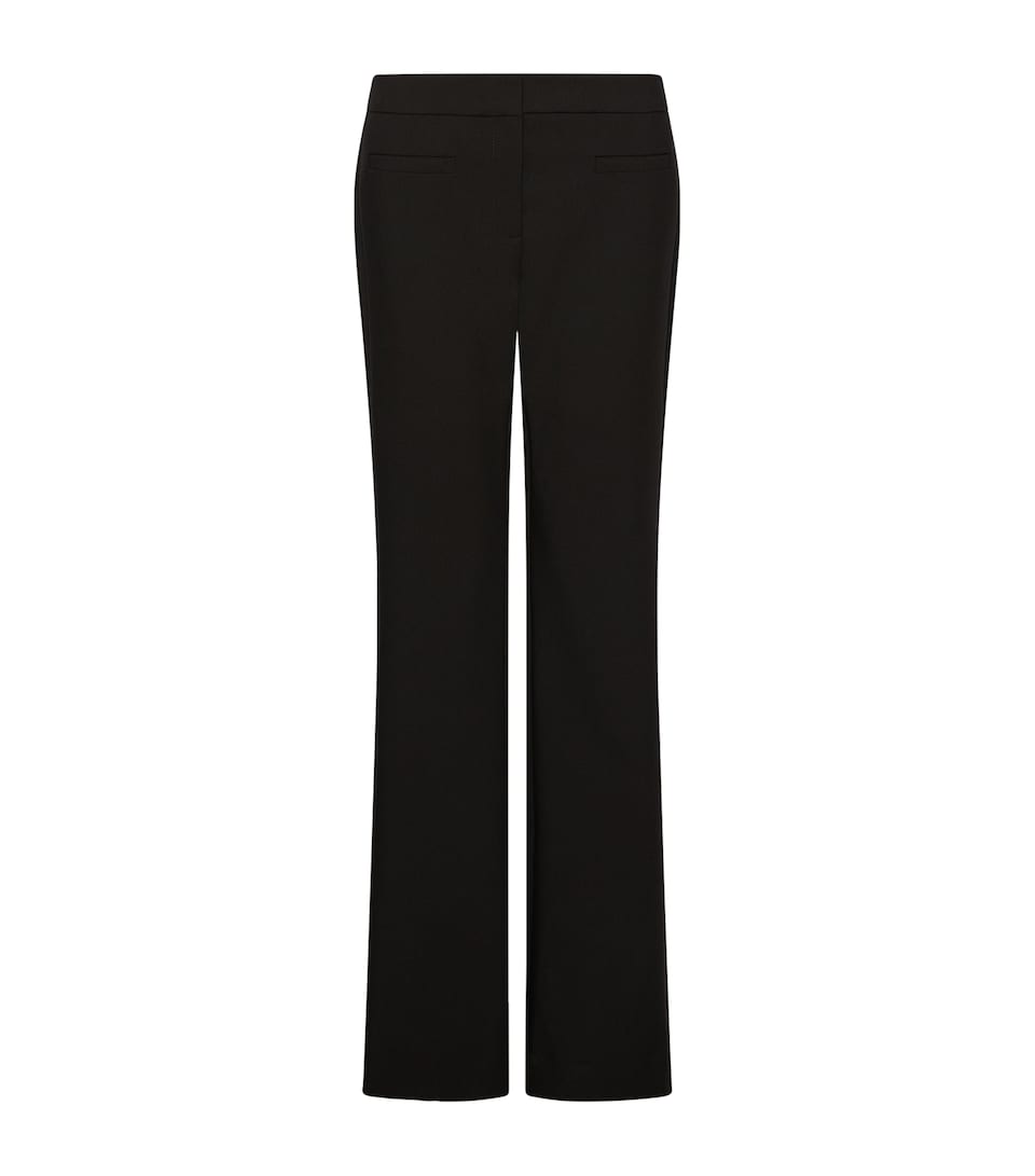 Marella Womens Flared Trousers Black