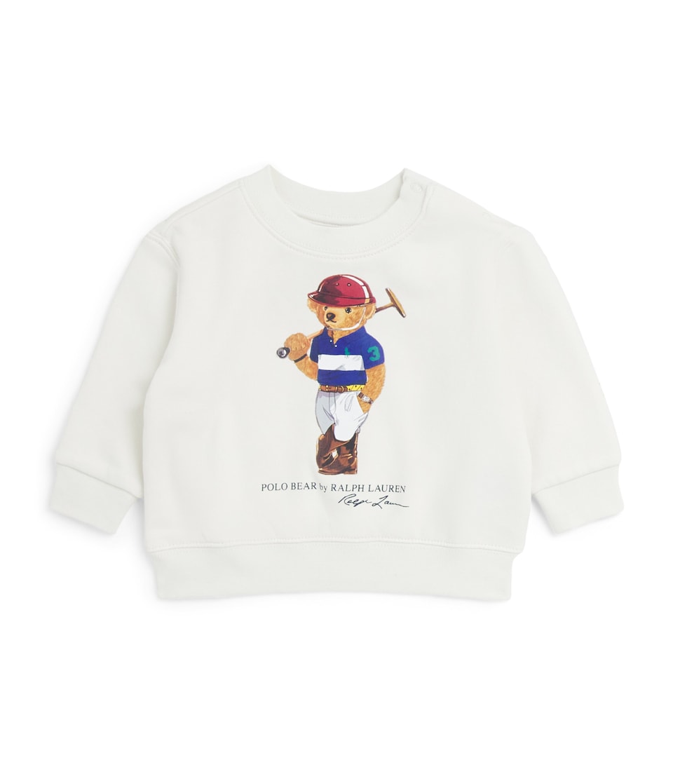 Cotton Polo Bear Sweatshirt (3-24 Months)