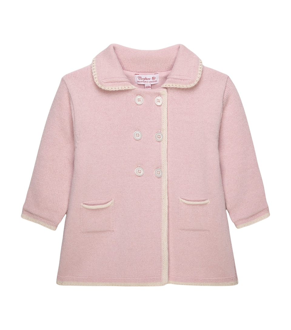 Trotters Wool-Blend Alexandra Coat (3-24 Months) Pink