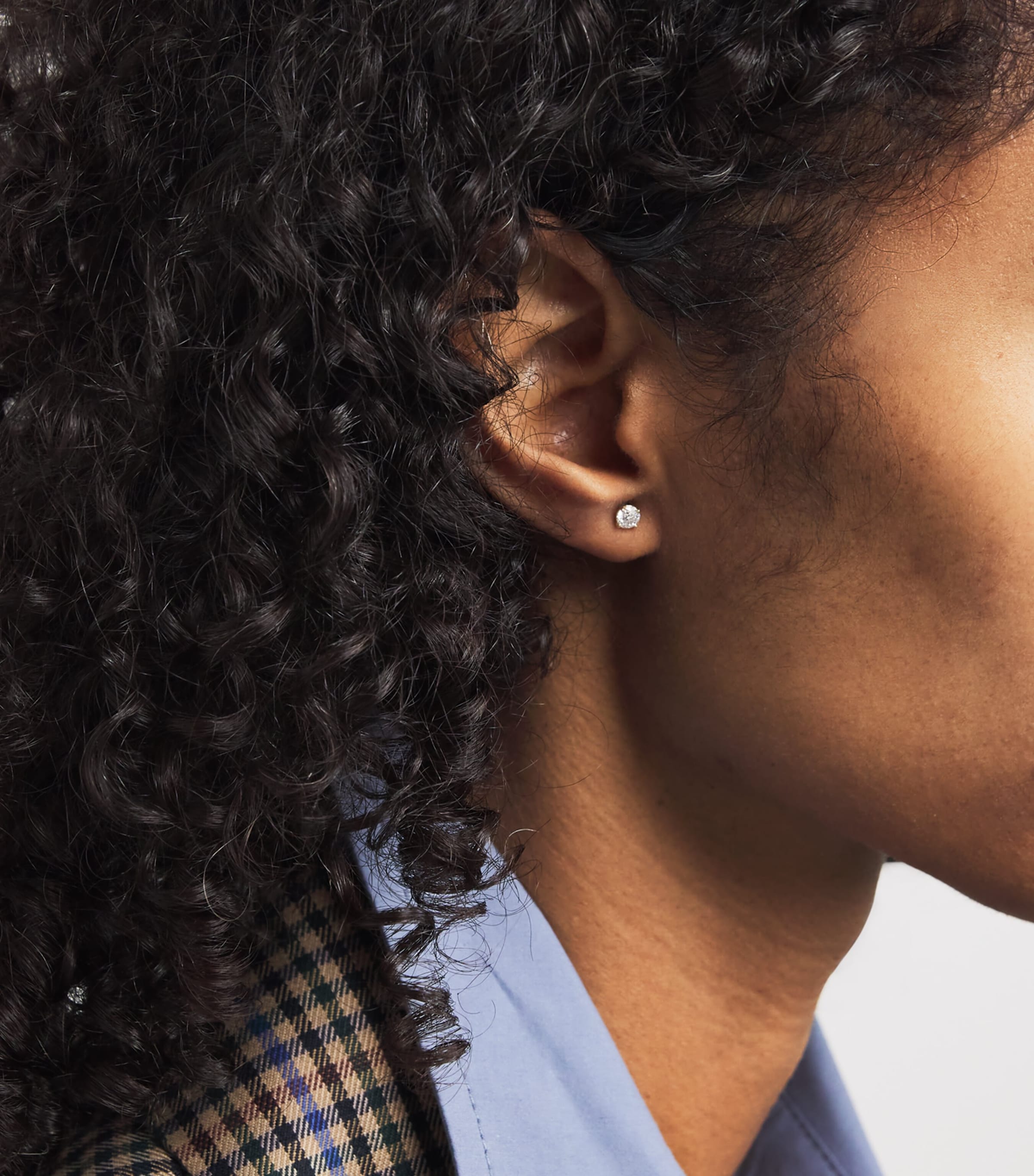 Yellow Gold and Diamond Stud Earrings (0.50ctw)