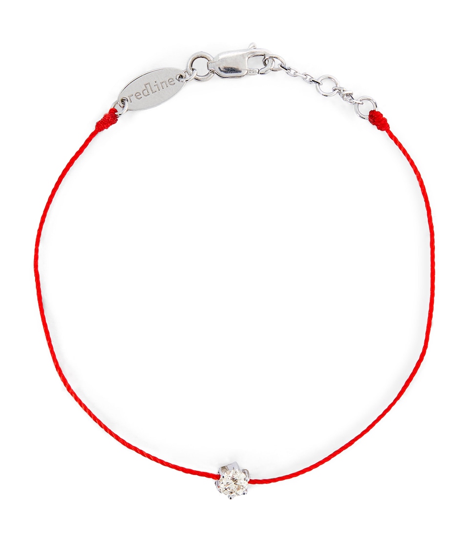 White Gold and Diamond So Absolu Thread Bracelet
