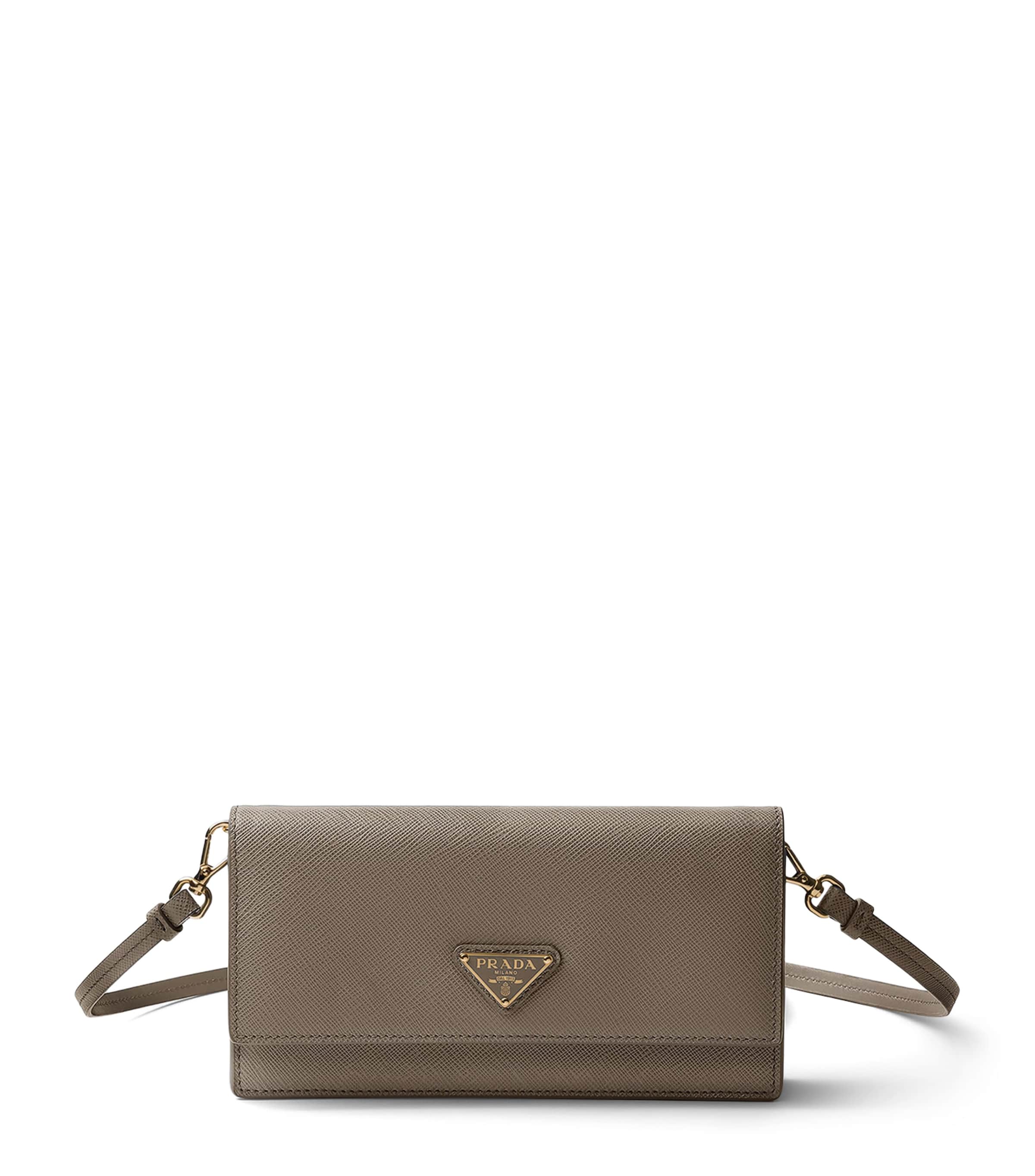 Mini Saffiano Leather Shoulder Bag