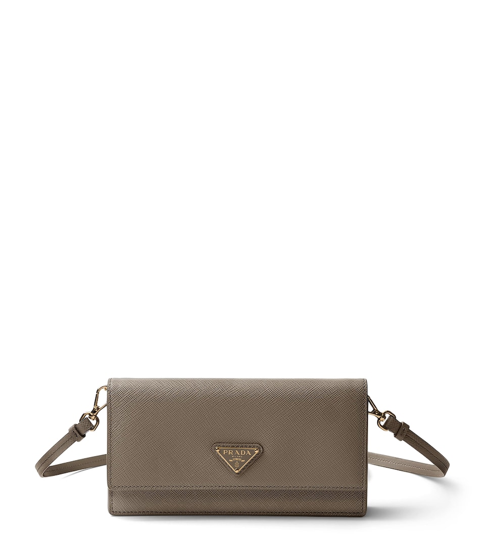 Mini Saffiano Leather Shoulder Bag