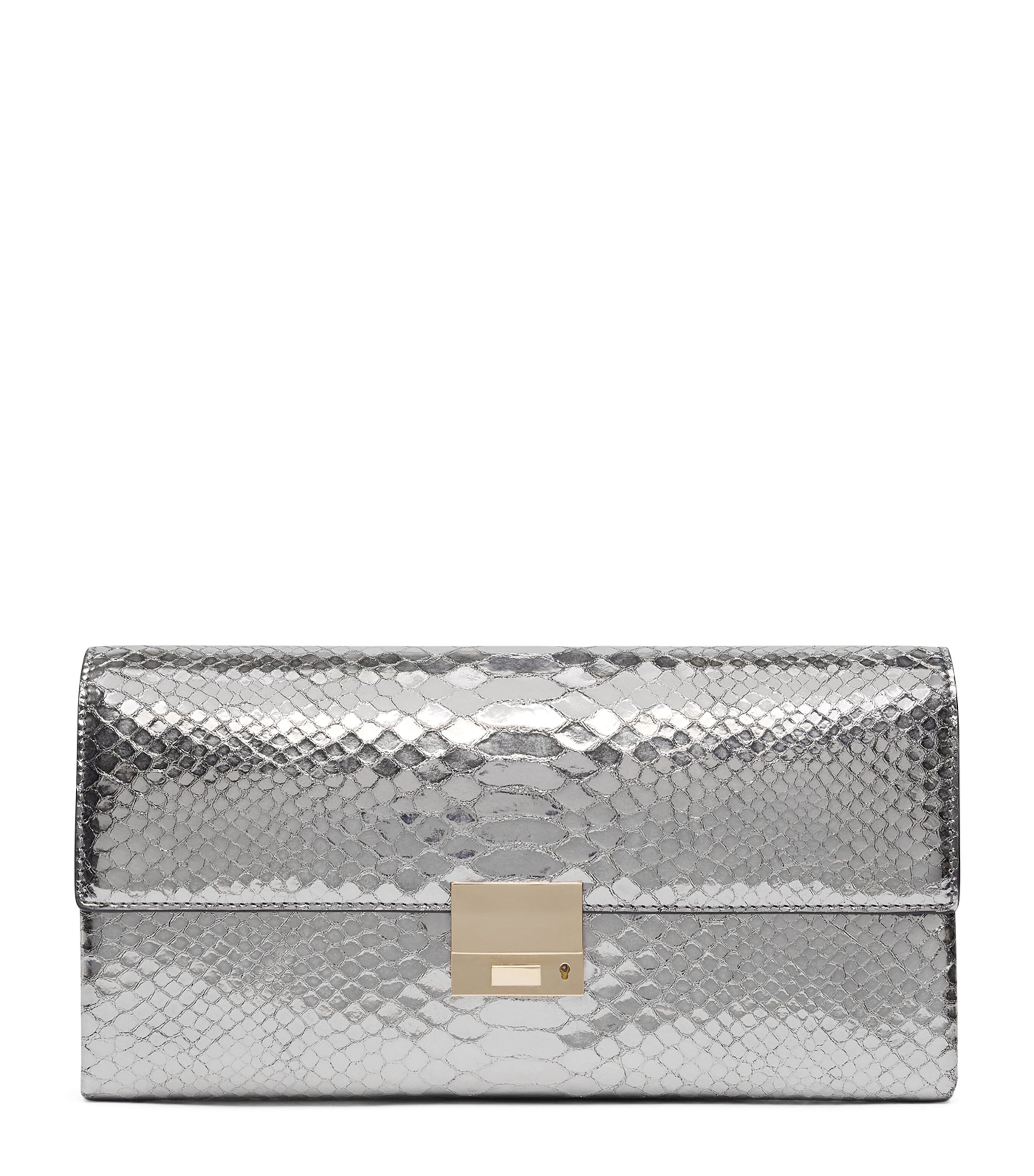 TOM FORD Large Laminated Leather Clutch Bag Taa