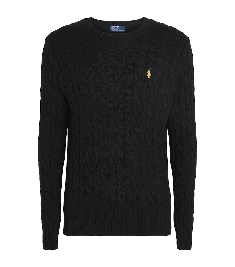Cotton Cable-Knit Sweater